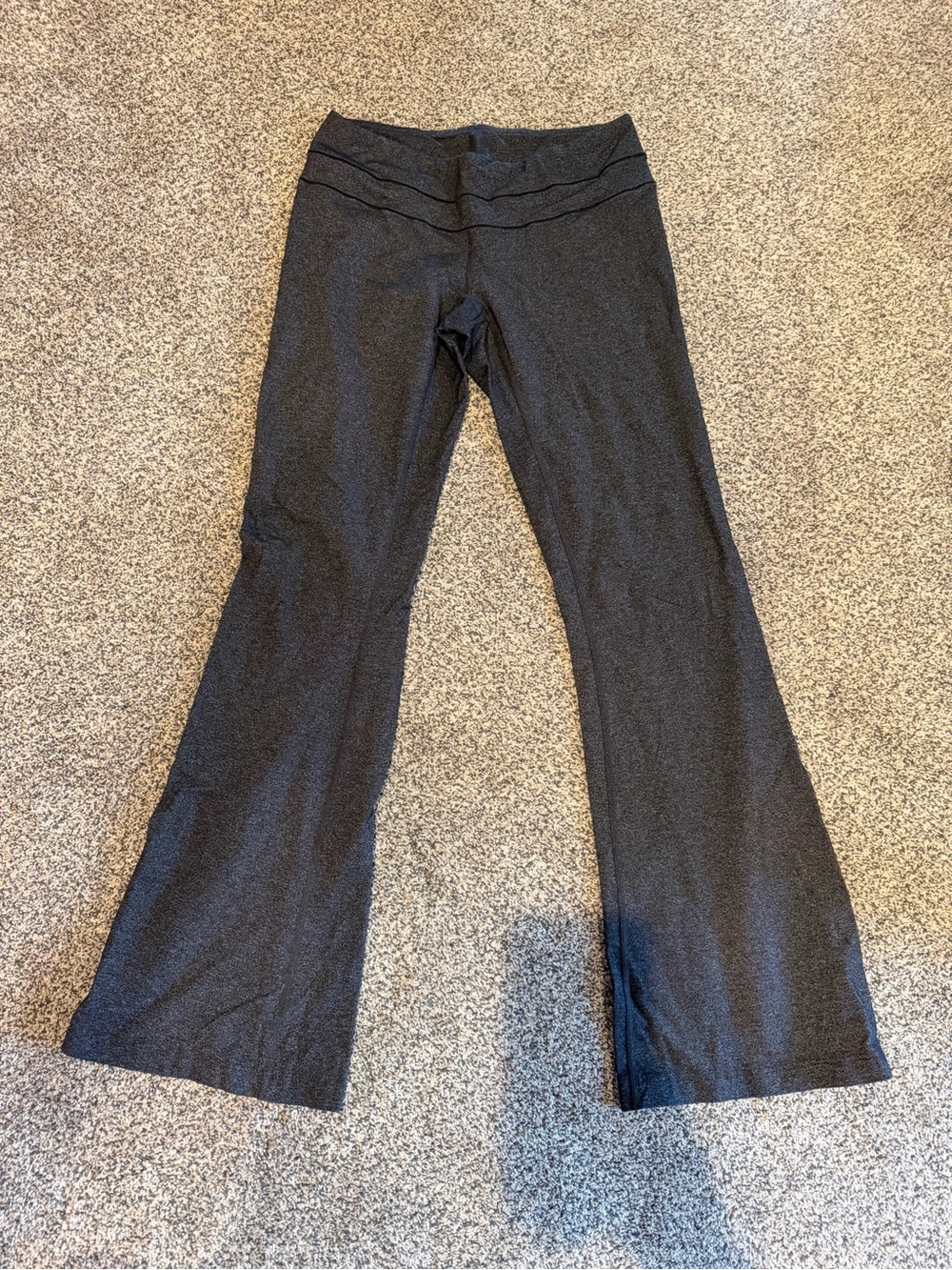 Lucy Dark Grey Flare Leggings